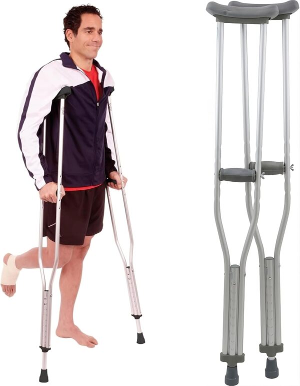 ProBasics Aluminum Underarm Crutches (Tall, 5'10" - 6'6")